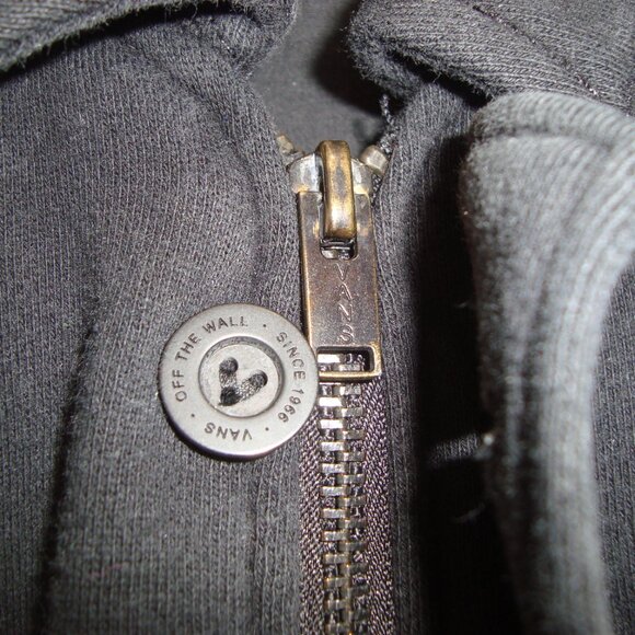 Vans X Joel Tudor Men's Zip Button Military Jacket Black 4-Pocket - Picture 9 of 10